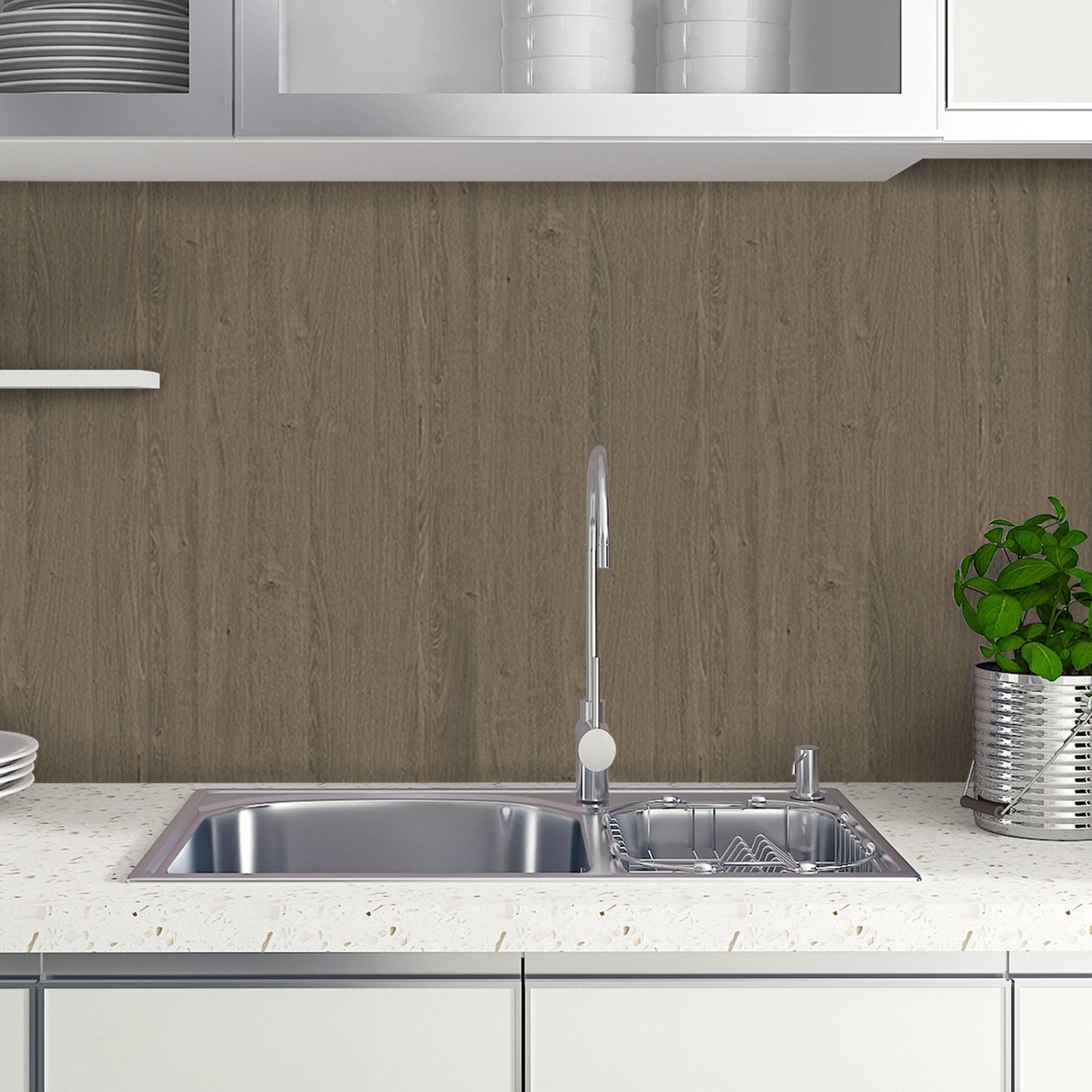 Abyssaly Wood Wallpaper, 15.7" x 118.1" Peel and Stick, Self-Adhesive Removable Contact Paper for Home Decor, Wall Covering, and Furniture Update
