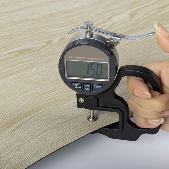 Lxcreat Peel and Stick Vinyl Flooring Roll 118-in x 15.7-in Thicken Self Adhesive Vinyl Floor Tiles Wood Flooring, Beige