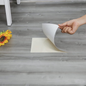 Lxcreat 20 PCS Peel and Stick Floor Tile, 35in×6in, Natural Grey Wood Grain Look, Self Adhesive and Waterproof for Transfer Bathroom, Kitchen, Living Room
