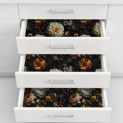 Abyssaly Floral Peel and Stick Wallpaper, 17.3" x 118.1" Removable Self-Adhesive Vinyl Wallpaper Contact Paper for Home Decor