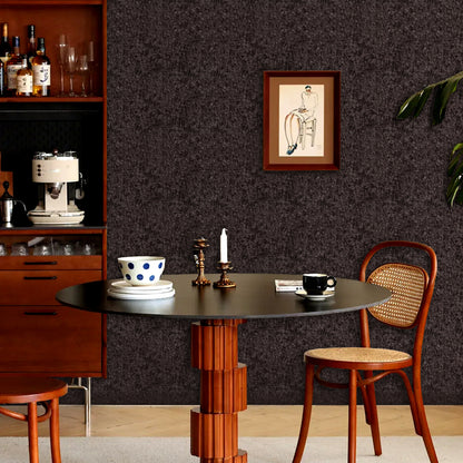 Abyssaly Brown Peel and Stick Wallpaper 15.7"×118", Thicken Modern Textured Embossed Wallpaper Self-Adhesive Removable Vinyl Contact Paper