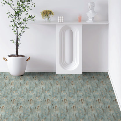 Abyssaly 35.8" x 5.9" 10 Pcs Wood Vinyl Flooring Tile Peel and Stick Floor Tile Self Adhesive Bathroom Floor Tiles Waterproof Thick Removable Flooring Tiles