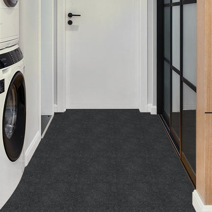 UMIGGEE Peel and Stick Carpet Tiles Smoke Grey Self-Adhesive Square Soft Carpet Floor Tiles 12" x 12" Carpet Easy Install DIY Floor Tiles for Kids Room Bedroom Dining Room 10 PCS.（10 sqft/Box）