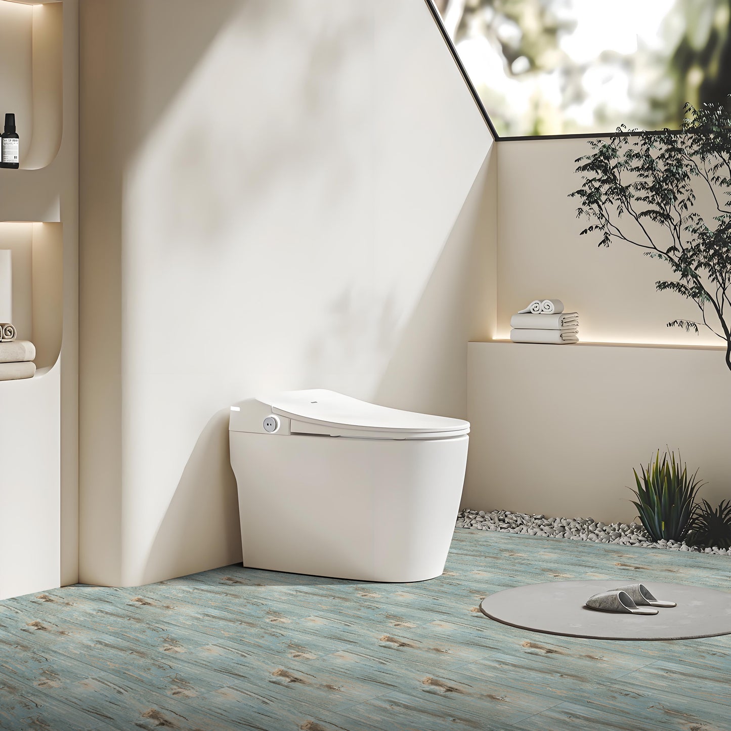 Abyssaly 35.8" x 5.9" 20Pcs Wood Peel and Stick Vinyl Flooring Self Adhesive Floor Tiles Waterproof Thick Removable Flooring Tiles