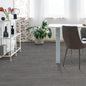 UMIGGEE Gray Peel Stick Flooring 35-in x 5.7-in x 1.0mm 20-Pcs Vinyl Flooring Wood Grain Floor Tiles Easy to Install for Bathroom Kitchen Living Room