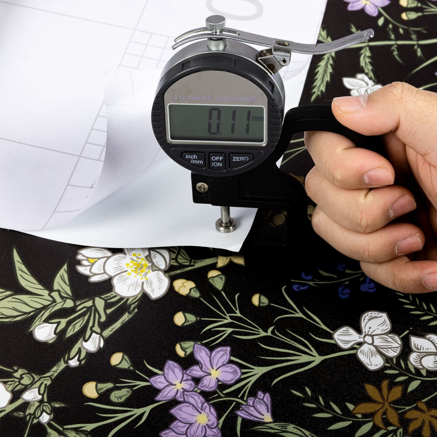 Abyssaly 17.7" x 118" Peel and Stick Wallpaper Black Floral Wallpaper Wall Stick Removable Wallpaper