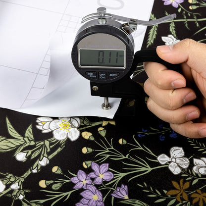 Abyssaly 17.7" x 118" Peel and Stick Wallpaper Black Floral Wallpaper Wall Stick Removable Wallpaper