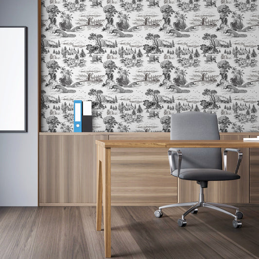 Abyssaly 17.7" x 118" in Peel and Stick Wallpaper Vintage Peacock Contact Paper Removable Self-Adhesive Wallpaper for Bedroom Living Room Decoral Cabinets Shelf