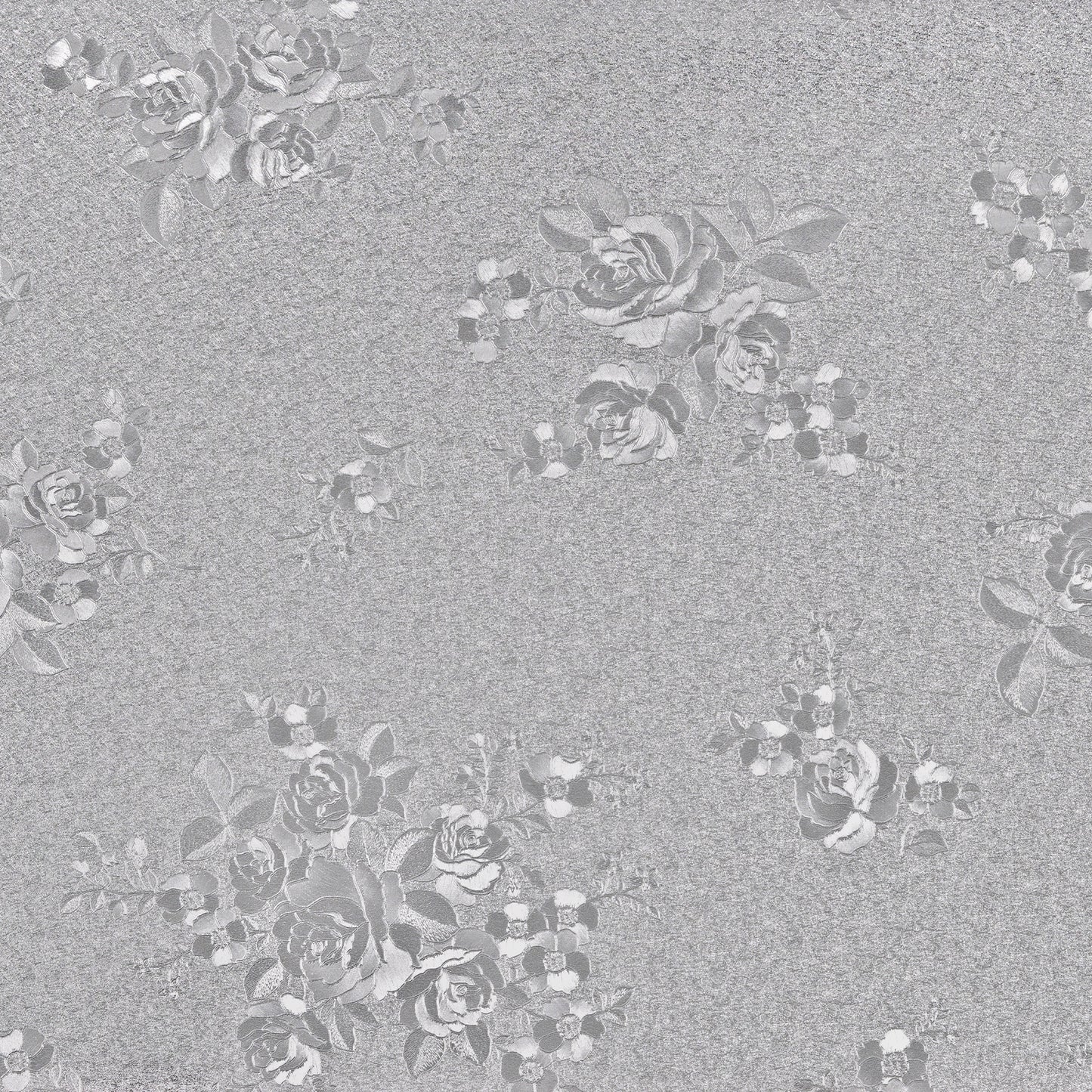 Abyssaly Silver 17.7" x 236" Peel and Stick Wallpaper Self Adhesive Wallpaper Removable Wallpaper Damask Textured Wall Paper Home Decoration