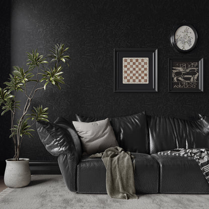 Abyssaly Black Peel and Stick wallpaper 15.7"×118" Removable Contact Paper for Bedroom Contertop