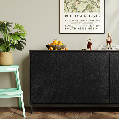 Abyssaly Black Peel and Stick wallpaper 15.7"×118" Removable Contact Paper for Bedroom Contertop