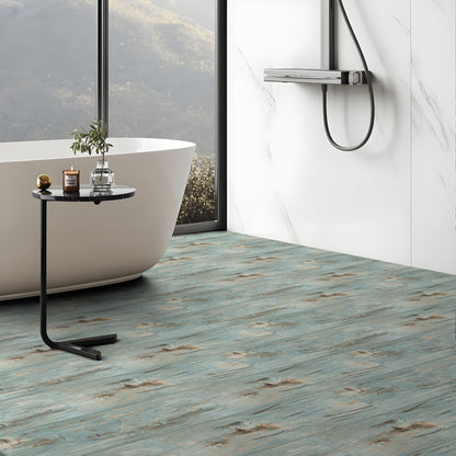 Abyssaly 35.8" x 5.9" 20Pcs Wood Peel and Stick Vinyl Flooring Self Adhesive Floor Tiles Waterproof Thick Removable Flooring Tiles