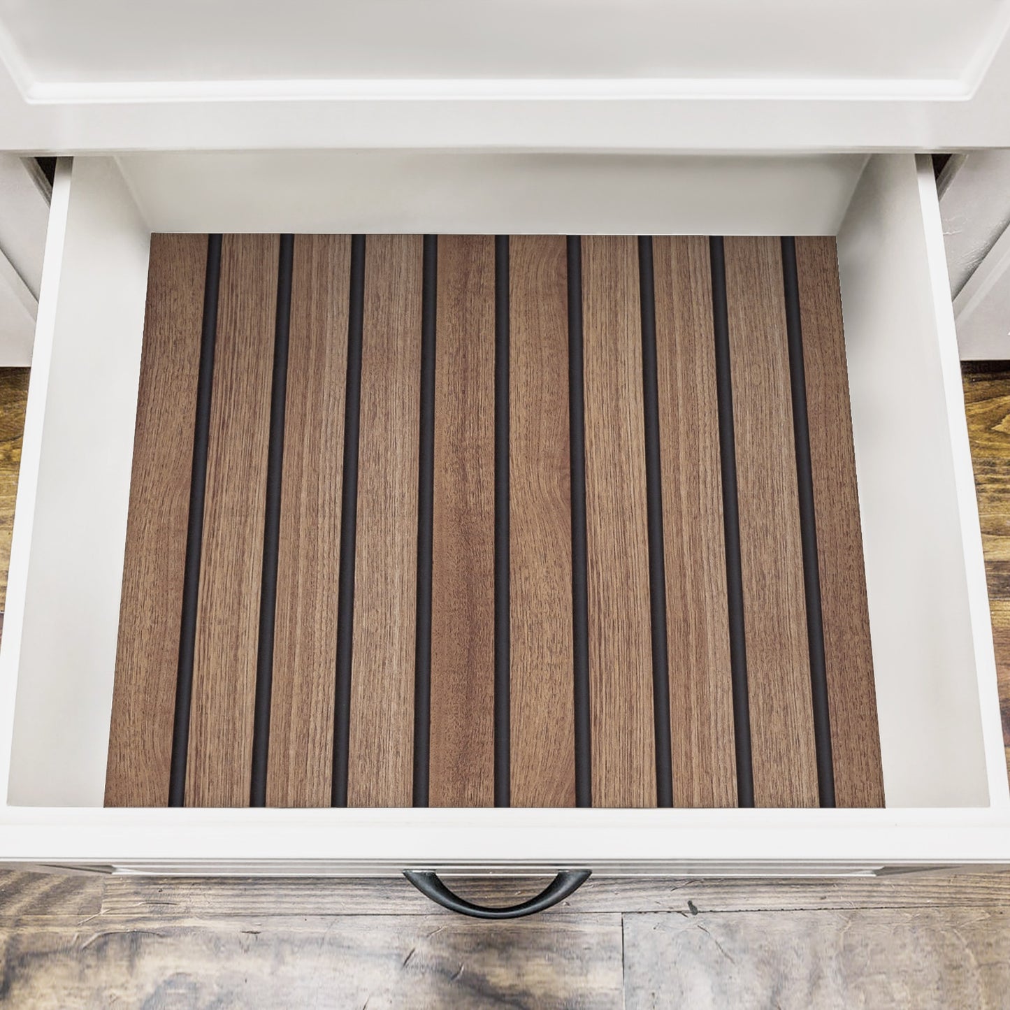 Abyssaly 17.7 "x 236" Wood Peel and Stick Wallpaper Self-adhesive Removable Vinyl Decorative Natural Wood Suitable for Furniture