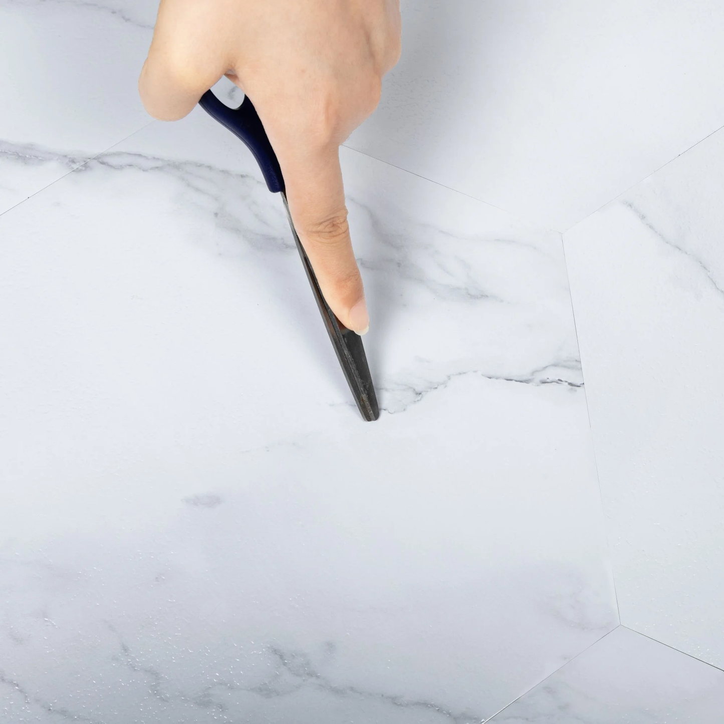 20Pcs Peel and Stick Floor Tile, Vinyl Flooring Waterproof Floor Tile DIY for Bathroom, White Marble Look