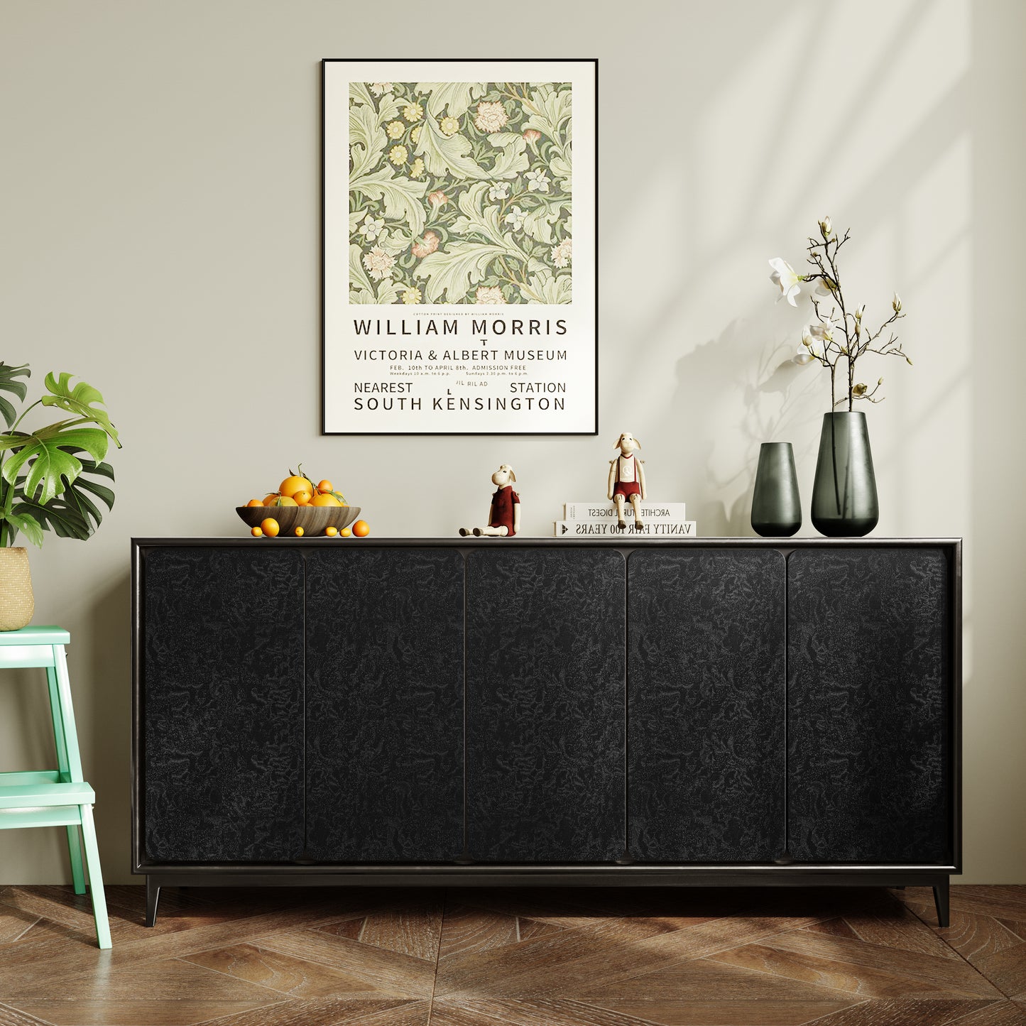 Abyssaly Black Peel and Stick wallpaper 15.7"×118" Removable Contact Paper for Bedroom Contertop