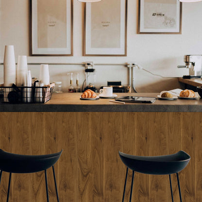 Abyssaly 15.7 "x 196.8" in Brown wood Wallpaper Peel and Stick Wallpaper Contact Paper Self-adhesive Wallpaper Antique Recycled Wood Wallpaper for Cabinet Shelves Walls