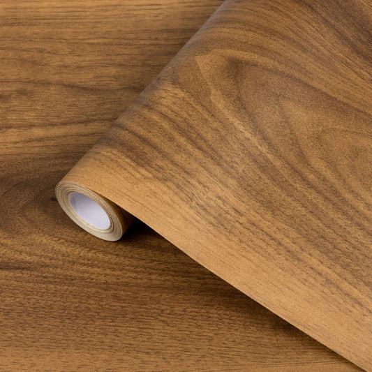 UMIGGEE Wood Peel and Stick Wallpaper 15.7-in x 118-in Wood Grain Contact Paper Removable Self-Adhesive Brown Wood Wall Paper Film for Furniture Decoratio Home Decor Wall Covering