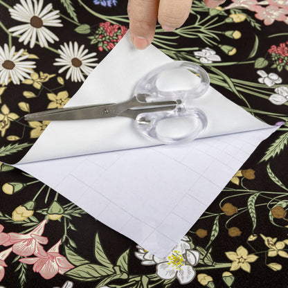 Abyssaly 17.7" x 118" Peel and Stick Wallpaper Black Floral Wallpaper Wall Stick Removable Wallpaper