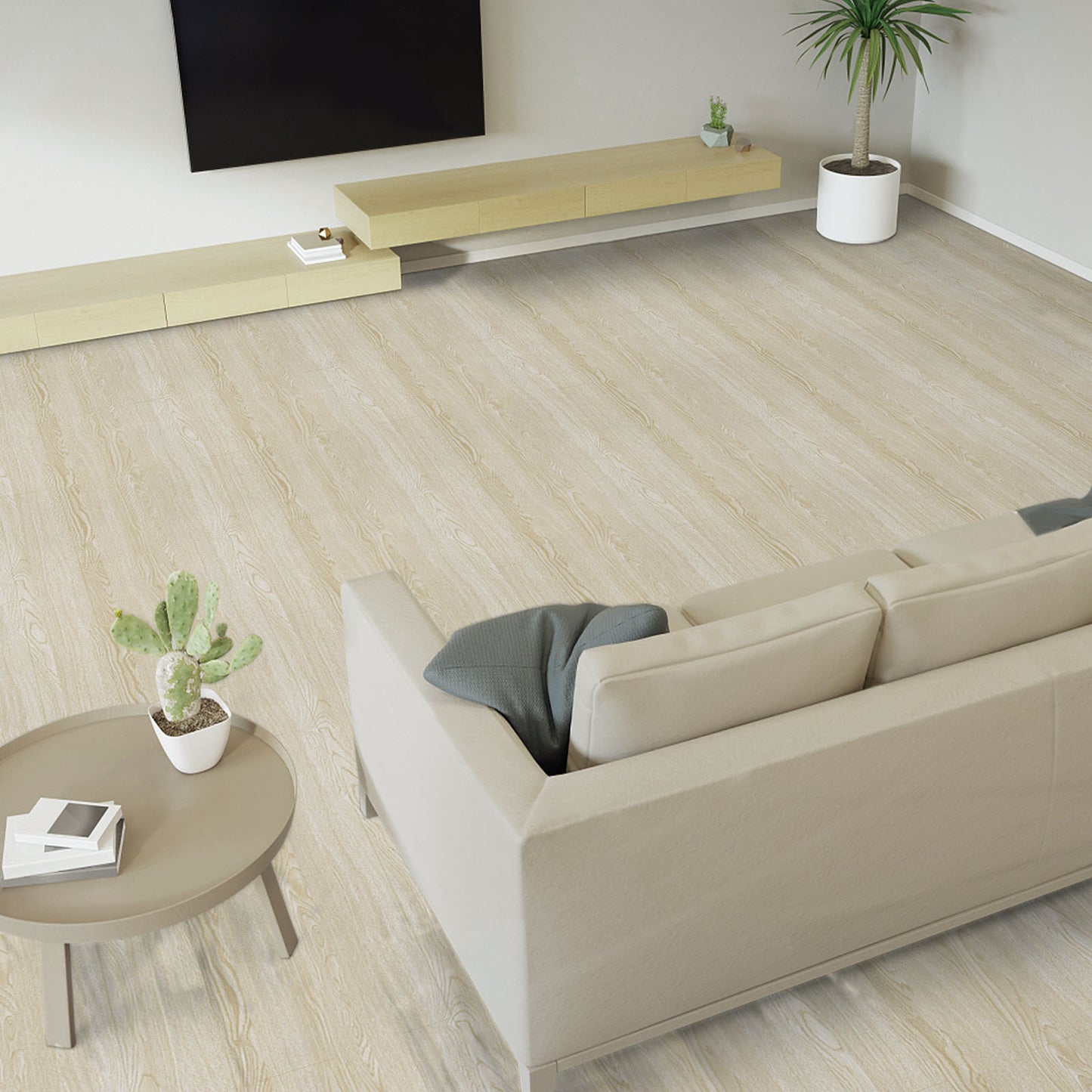 UMIGGEE Peel and Stick Vinyl Flooring Roll 15.7-in x 118-in/12.8 Sq.Ft Thicken Self-Adhesive Vinyl Wood Floor Tile Wear-Resistant Easy DIY Install Home Decor