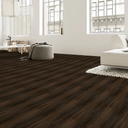 Lxcreat 35" x 6" Natural Grey Vinyl Floor Tiles 26.25 sq ft, for Bathroom Kitchen 18 Piece