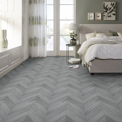 Lxcreat Vinyl Flooring Gray Peel and Stick Roll Plank 196-in x 23.6-in Thicken Self Adhesive Vinyl Floor Tiles Wood Flooring