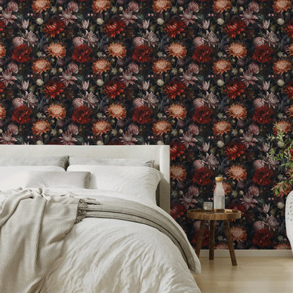 UMIGGEE Floral Wallpaper Multicolor Peel and Stick Wallpaper Self Adhesive Wall Paper 17.3-in x 118-in Contact Paper for Home Mural Wall Decor Wall Covering Old Furniture Renovation