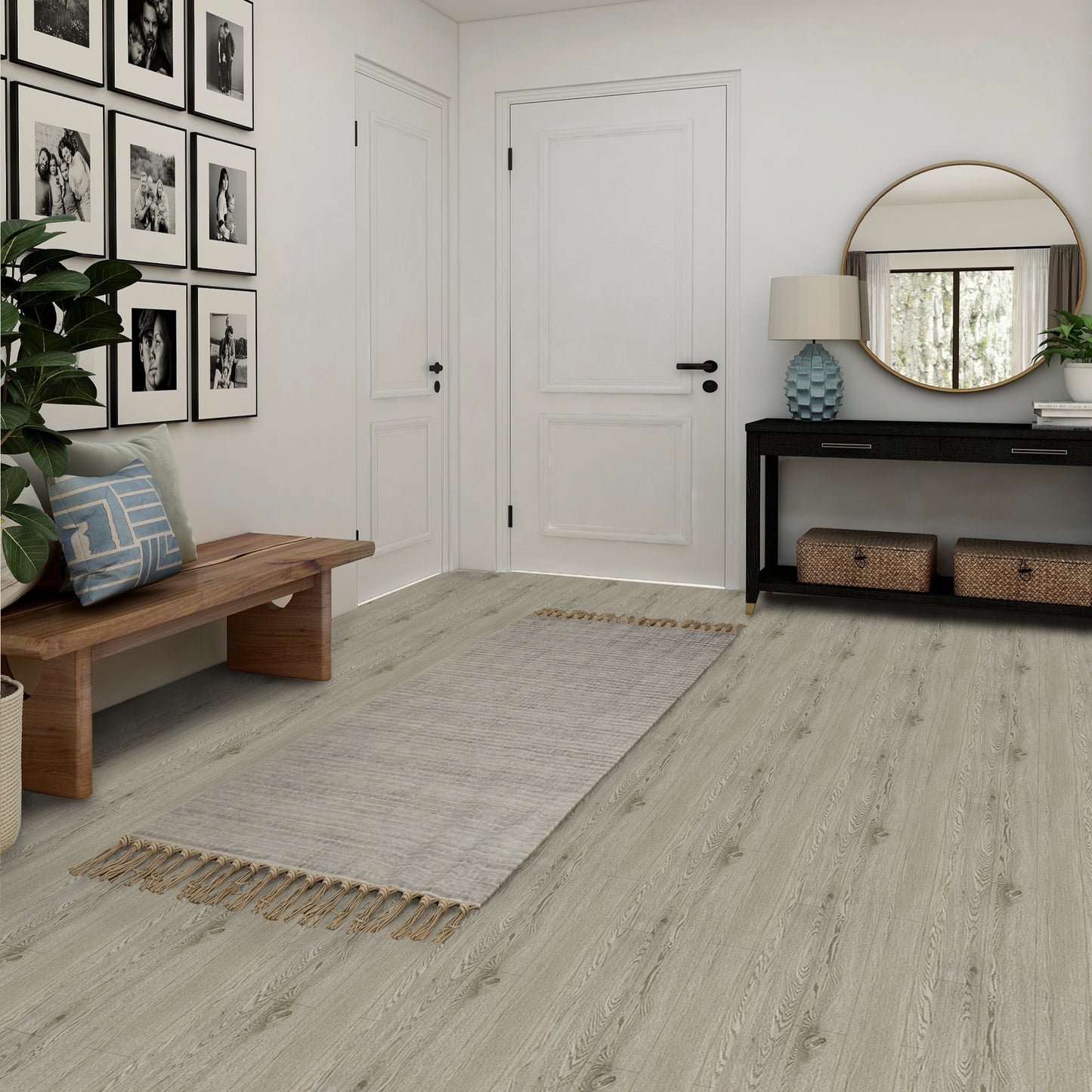 UMIGGEE Peel and Stick Vinyl Simulation Floor Tiles Each Volume Measures 15.7x236 Inches Willow Wood Grain Durable and Wear-Resistant Easy to Install and Clean Suitable for Living Rooms and Kitchens