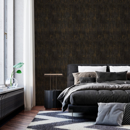 Abyssaly Black Wallpaper, 17.3" x 118" Peel and Stick Wallpaper, Self-Adhesive Removable Contact Paper for Cabinet Refacing, Home Decor, Wall Covering, and Furniture Update