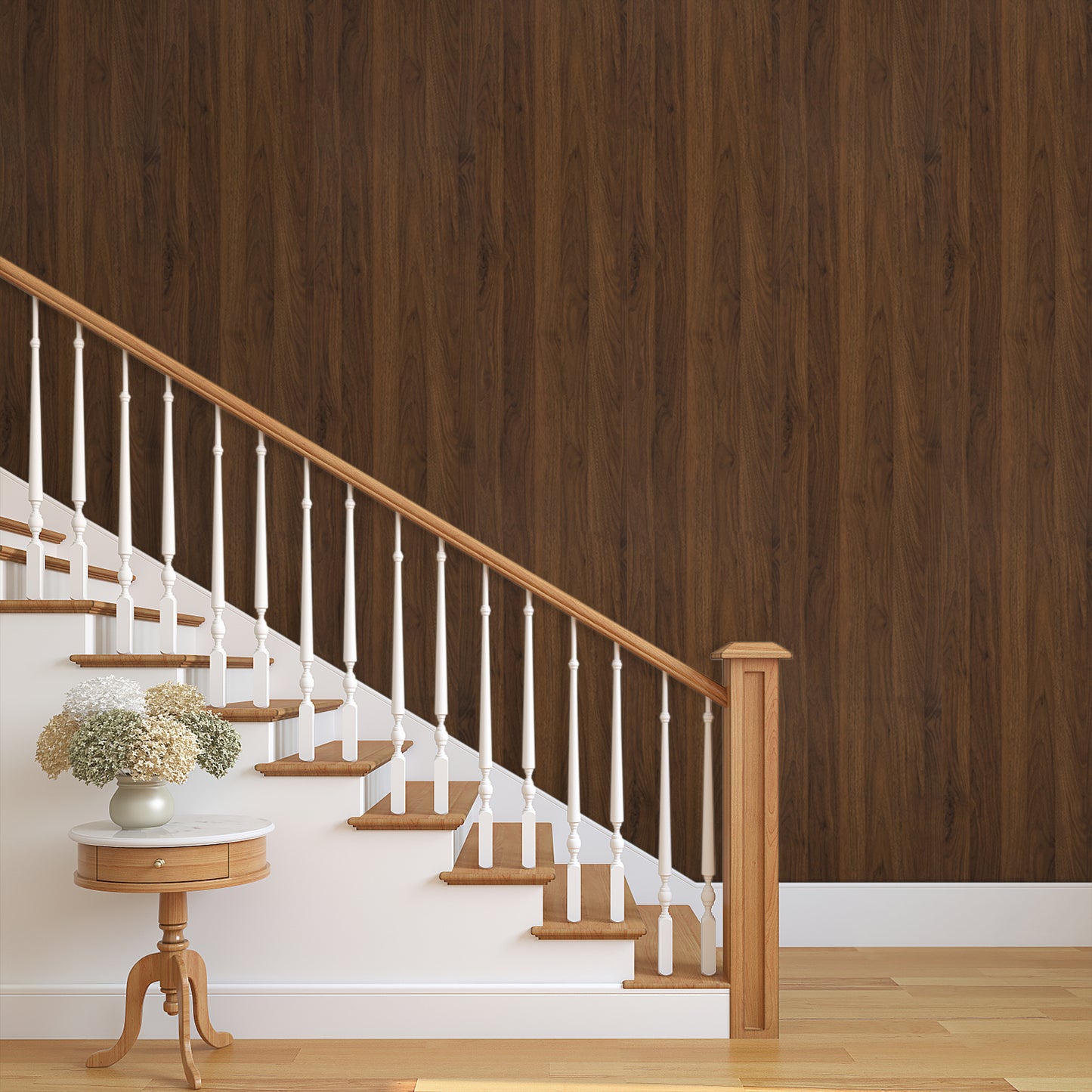 Abyssaly Wood Peel and Stick Wallpaper Self-adhesive Removable Contact Paper Waterproof 15.7 " x 118" Vinyl Wallpaper for Bedroom Wall Furniture Countertop Shelf