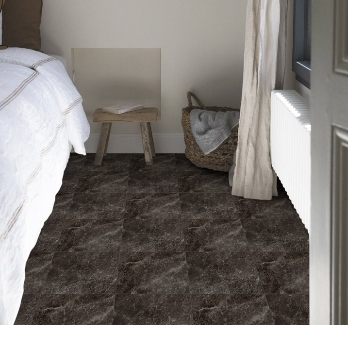 Lxcreat 12 x 12 inch Peel and Stick Floor Tile White and Grey Marble Look Self Adhesive Vinyl Flooring Waterproof