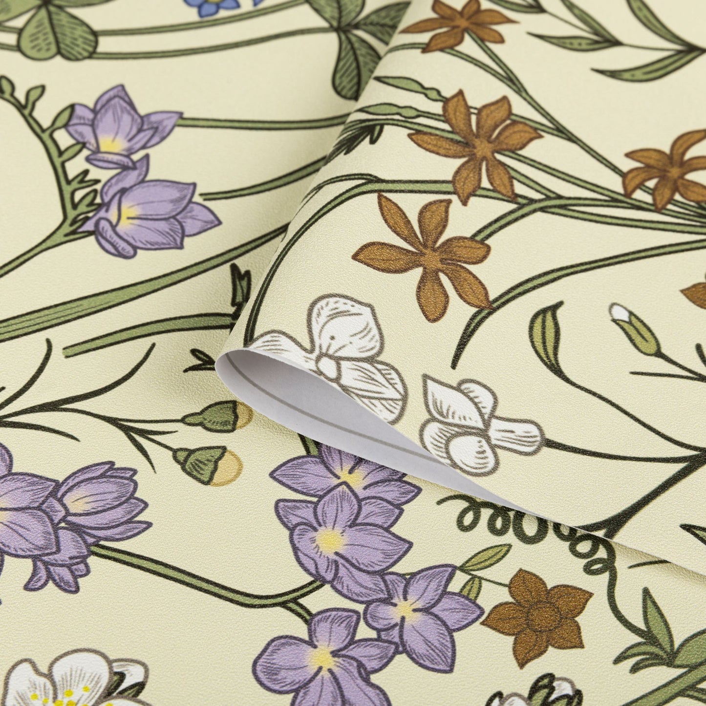 Abyssaly 17.7" x 118" Floral Wallpaper Peel and Stick Farm Floral Wall Wallpaper Wall Stick Removable Wallpaper