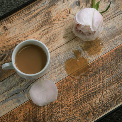 Abyssaly Wood Wallpaper 17.7" x 118" Shiplap Peel and Stick Wallpaper Rustic Wood Grain Contact Paper Removable Self Adhesive Vinyl Film Roll for Countertop Table Shelf
