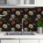 Abyssaly Floral Peel and Stick Wallpaper, 17.3" x 118.1" Removable Self-Adhesive Vinyl Wallpaper Contact Paper for Home Decor