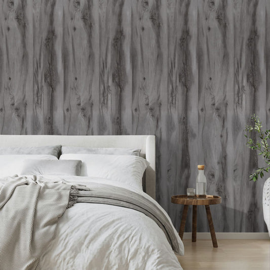 UMIGGEE Gray Wood Wallpaper 15.7-in x 118-in Peel and Stick Wallpaper Wood Grain Wall Paper Removable Self Adhesive Wood Wallpaper Contact Paper Wood Plank Wallpaper for Furniture Home Decor