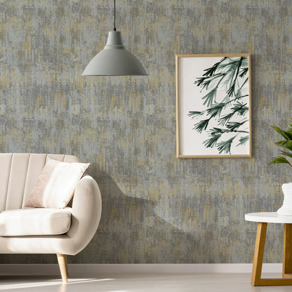 UMIGGEE Gray/Multicolor Wallpaper Grasscloth Peel and Stick Wallpaper 17.3-in x 118-in Wall Paper Stick and Peel Contact Paper Removable Self Adhesive Vinyl Wallpaper