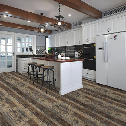 UMIGGEE 15.7-in x 236-in/ 25.7 Sq.Ft Wood Grain Peel and Stick Vinyl Flooring Roll, Self-Adhesive Vinyl Wood Grain Floor ,Versatile Design for Any Space Easy DIY Install Home Decor
