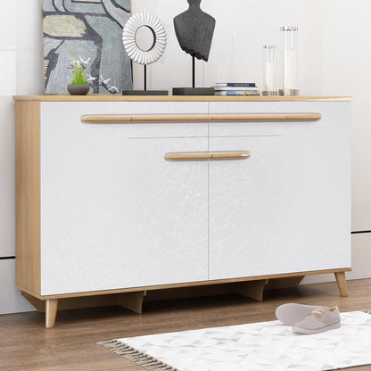 Abyssaly 23.6" x 196.8" White silk wallpaper Peel and Stick wallpaper Embossed self-adhesive wallpaper Detachable kitchen wallpaper Cabinet furniture Countertop paper Textured wallpaper