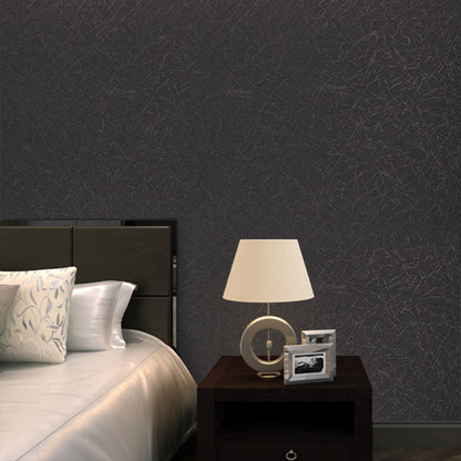 Meiban 15.74" x 118" Black Silk Wallpaper Peel and Stick Wallpaper Embossed Self Adhesive Textured Pattern Wallpaper Kitchen Counter Top Contact Paper Christmas