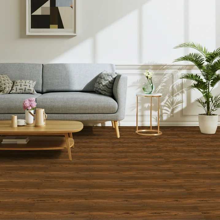 Lxcreat 35" x 6" 10Pcs Vinyl Flooring Peel and Stick Flooring Tile for Bedroom Living Room Kitchen