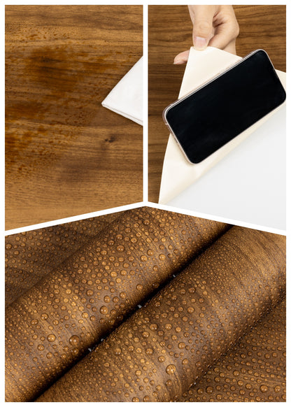 Abyssaly 15.7 "x 196.8" in Brown wood Wallpaper Peel and Stick Wallpaper Contact Paper Self-adhesive Wallpaper Antique Recycled Wood Wallpaper for Cabinet Shelves Walls