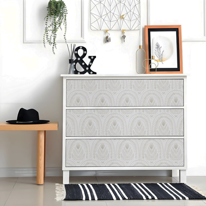 Abyssaly Peel and Stick Wallpaper Modern Wall Paper Boho Self-Adhesive Removable Wallpaper 17.3 in×118 in