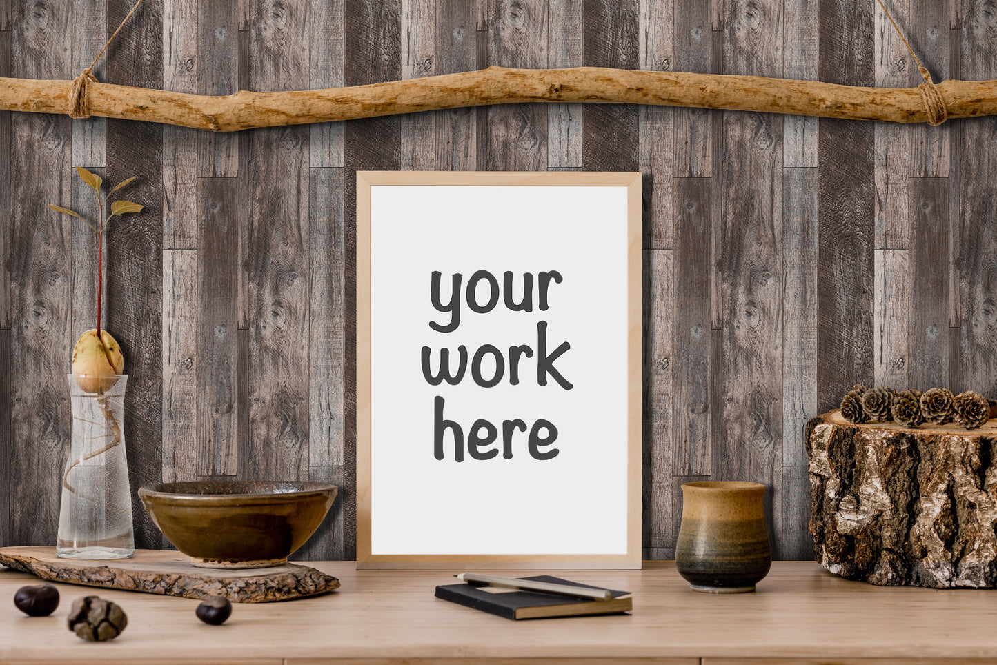 Abyssaly 17.7" x 236" Peel and Stick Wallpaper Grey Wood Plank Wallpaper Self Adhesive Wallpaper Waterproof Removable Vinyl Film for Decorative