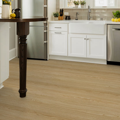 Abyssaly Brown Wood Peel and Stick Floor Tiles Wood Brown Vinly Tile 15.7-in x 118-in /12.8 Sq.Ft. Self-Adhensive Waterproof Thicken Flooring for Home Decor