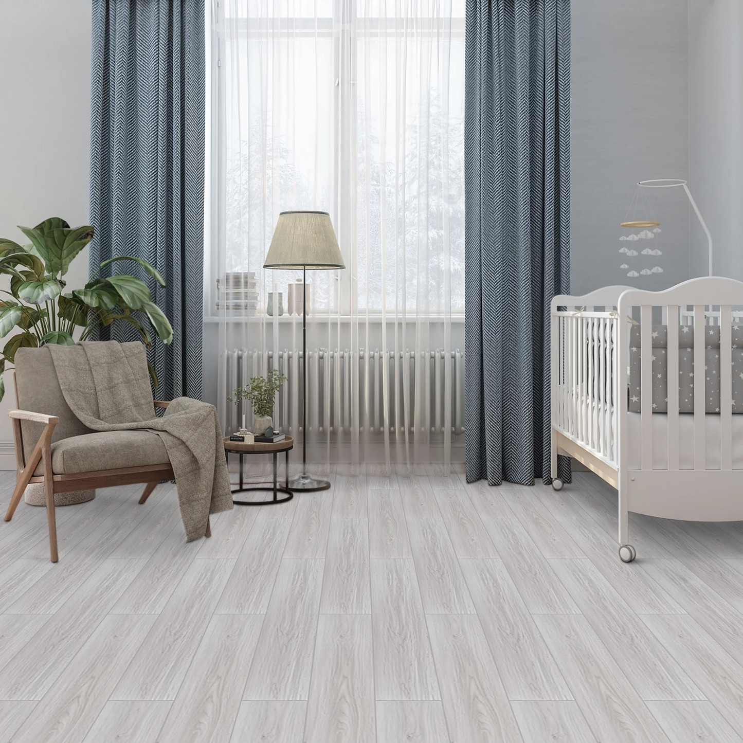 Lxcreat Vinyl Flooring Peel Stick Floor Tile 35" x 6" 10Pcs Vinyl Floor Tile Easy to Paste, Vinyl Flooring Plank Tile for RV, Bedroom Living Room Kitchen