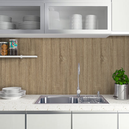 Abyssaly Wood Wallpaper, 15.7" x 118" Peel and Stick Wallpaper Self-Adhesive Removable Wall Paper Contact Paper Home Decor Wall Covering Old Furniture Renovation