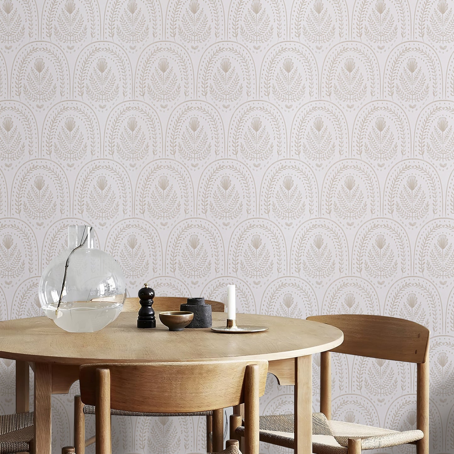 Abyssaly Peel and Stick Wallpaper Modern Wall Paper Boho Self-Adhesive Removable Wallpaper 17.3 in×236 in