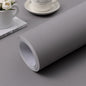 UMIGGEE Grey Wallpaper Self Adhesive Wallpaper Peel and Stick Contact Paper Grey 15.7-in x 118-in Wallpaper for Home Decoration Removable Wallpaper PVC DIY Crafts Wall