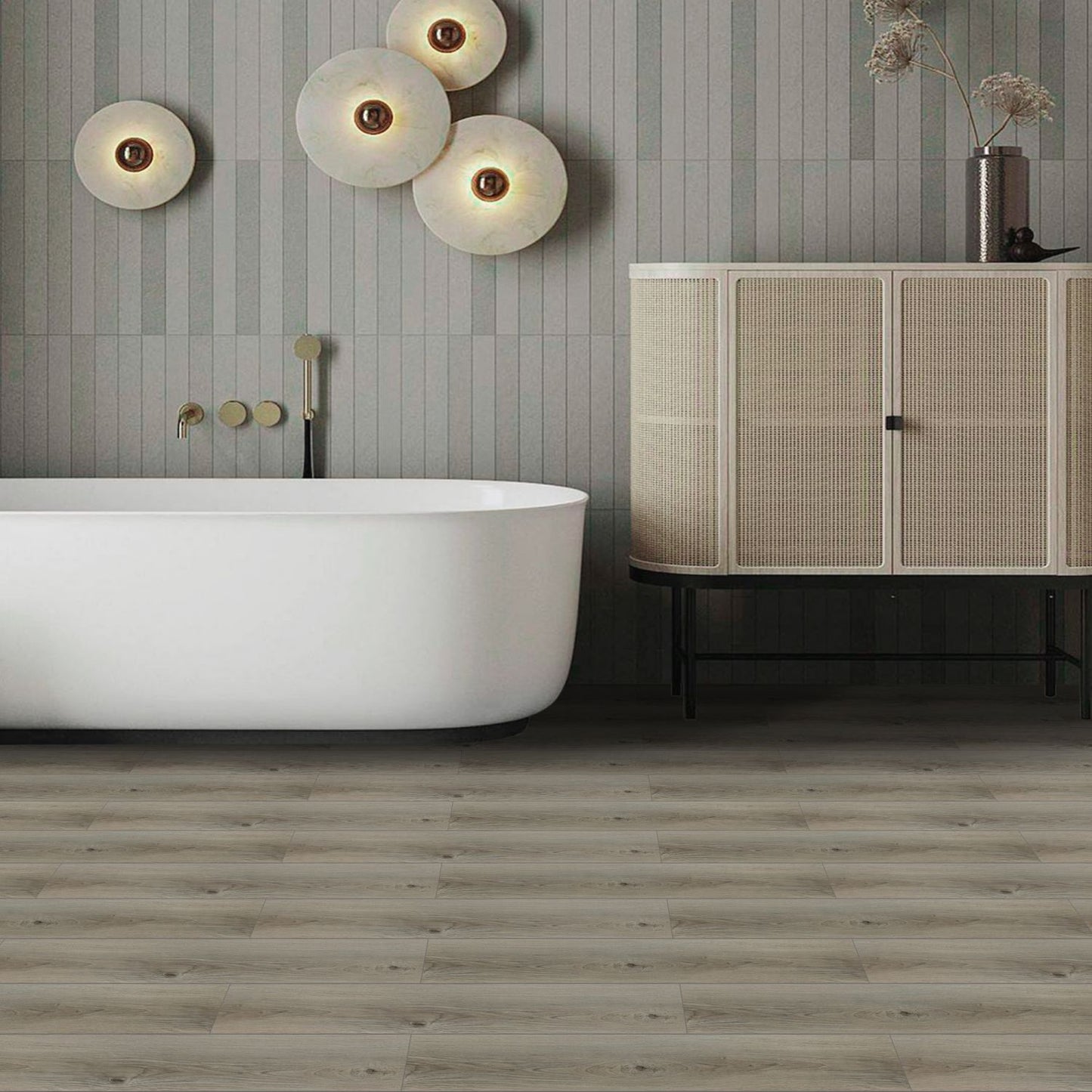 UMIGGEE Vinyl Flooring 6"x36"(20-pcs) Natural Wood Look Peel and Stick Flooring Tiles Self-Adhesive Floor Tile DIY Grain Feel for Kitchen Dinning Room Bedroom Home Decoration (Cover 30 Sq. ft)