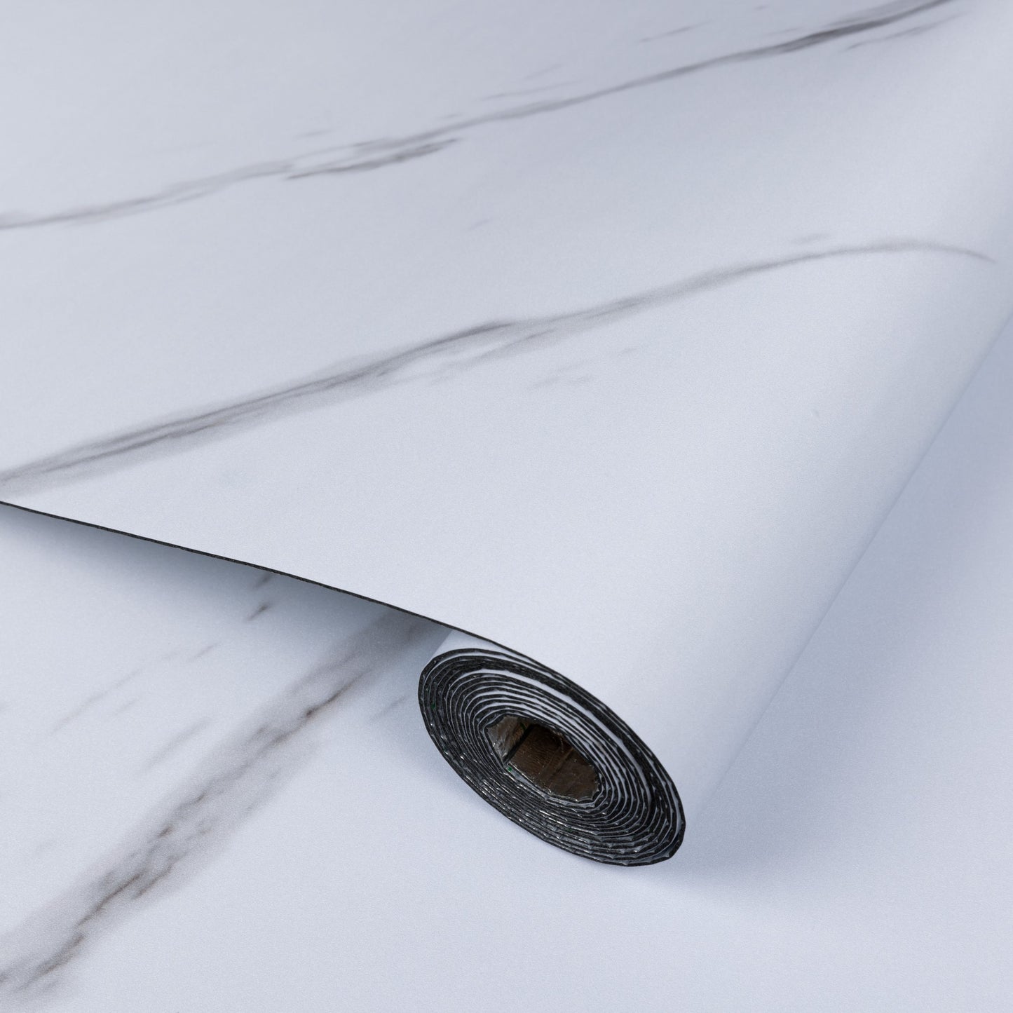 UMIGGEE Marble Peel and Stick Vinyl Flooring Roll 15.7-in x 118-in/12.8 Sq.Ft Thicken Self-Adhesive Vinyl White Marble Floor Wear-Resistant Easy DIY Install Home Decor
