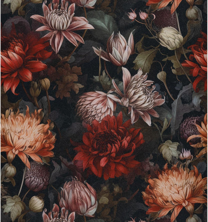 UMIGGEE Floral Wallpaper Multicolor Peel and Stick Wallpaper Self Adhesive Wall Paper 17.3-in x 118-in Contact Paper for Home Mural Wall Decor Wall Covering Old Furniture Renovation